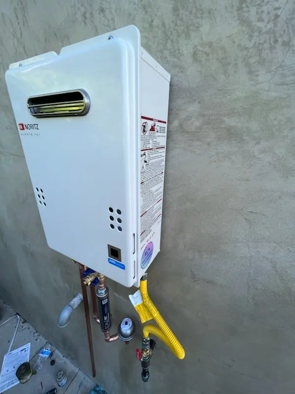 Tankless water heater installation for Lakeshore homes